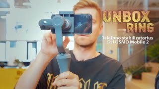 Telefono stabilizatorius  DJI OSMO Mobile 2  Unbox Ring  Laisvės TV X [upl. by Noivad861]