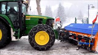 NEVE JOHN DEERE SNOWPLOW MBALDO [upl. by Sivra]