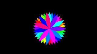 Creating a Stunning Rainbow Flower with Python Turtle GraphicsTurtle GraphicsFlower PatternTech [upl. by Glori]