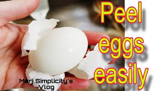 🌈🌈 SATISFYING COOKING amp PEEL BOILED EGGS  Marj Simplicitys Vlog is live [upl. by Griseldis197]