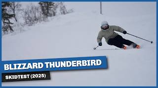 Blizzard Thunderbird 2025  Skidtest [upl. by Aralomo386]