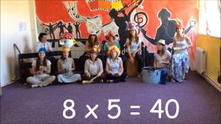 8 times table song Teachers [upl. by Aynotak]