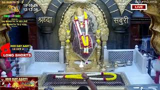 LONG SHORTSMID DAY AARTISAI BLESSINGSSAI AARTISHIRDI SHRI SAI BABASAI BHAKTH TV [upl. by Binnie391]