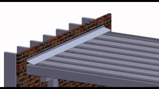 Walkway Canopy Standard Flashing Installation [upl. by Dud]