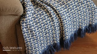 Open Weave Blanket Crochet Pattern [upl. by Llywellyn]