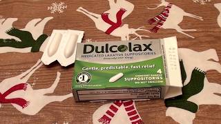 Dulcolax Medicated Laxative Suppositories CONSTIPATION RELIEF IS HERE [upl. by Voorhis]