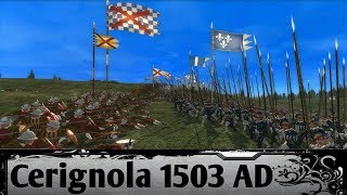 Italian Wars  Battle of Cerignola 1503 AD  Medieval 2 Total War [upl. by Henning]