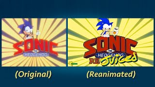 Sonic SatAM ReJuiced Side by Side Comparison [upl. by Ihskaneem]