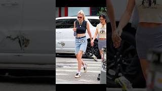 JORTS fit inspoexplore fashion trendingshorts bellahadid haileybeiber kendalljenner gigihadid [upl. by Ahseken216]