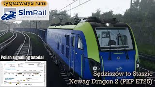 Polish Signalling Speed Signalling and Speed Signage SimRail tutorial [upl. by Delmer]