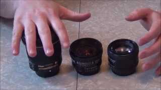 Nikon 20mm 18 G lens vs old 20mm AF D 28 review with D610 [upl. by Hardner]