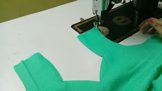 Simple neck cutting and stitching गला कैसे बनाते है  Easy way to stitch neckline to any kameez [upl. by Spain285]