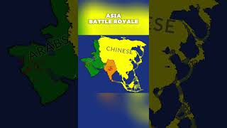 Asia Battle Royale countryballs war mapping asia [upl. by Tudor]