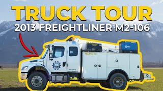 Heavy Duty Mechanic Truck Tour  Freightliner M2106 [upl. by Hoes625]