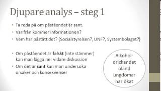 Analysera samhällsfrågor [upl. by Malachy]