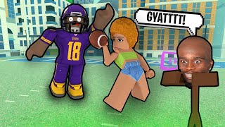 GOING UNDERCOVER AS ICE SPICE ON ULTIMATE FOOTBALL ROBLOX [upl. by Sheya]