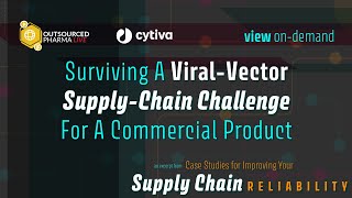 Surviving A ViralVector SupplyChain Challenge For A Commercial Product [upl. by Jada]