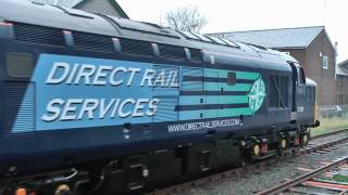 Class 37 37259 working ballast at Barmouth 221109 [upl. by Sissie]