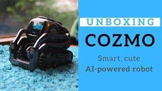 My Cozmo  UNBOXING review gameplay CUTEST ROBOT PET EVER [upl. by Marduk343]