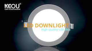 SMD LED downlight series 9W 12W 18W 24W 36W [upl. by Yelsel]