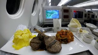 BUSINESS CLASS Flight with Turkish Airlines Boston Istanbul [upl. by Regine477]