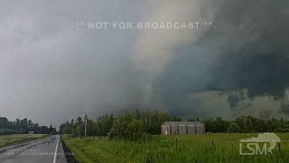 06122024 AitkinGlen MN  Close Range Multiple Tornadoes  MultiVortex  Storm Structure [upl. by Bathulda499]