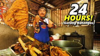 Eating ONLY GOTONG BATANGAS for 24 Hours Extreme Goto Tour sa BATANGAS [upl. by Christianity47]