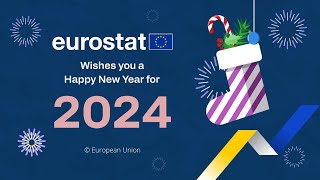 Eurostat seasons greetings 2024 [upl. by Hatti37]