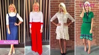 Holly Willoughby This Morning Outfit May Week 1 2018 [upl. by Sass]