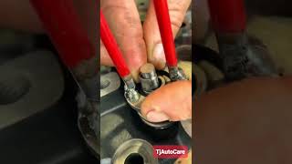 valve keeper lock installation engine car mechanic automobile short TjAutoCare [upl. by Gassman426]