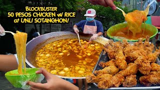 50 PESOS KANTO FRIED CHICKEN WITH UNLI SOTANGHON sa MANILA  SULIT NA KAINAN  KUYA DEX HD [upl. by Aihsenal50]