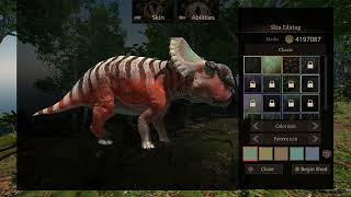 Path of Titans Xbox one Pachyrhinosaurus Gameplay [upl. by Aowda]