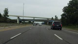 Interstate 75  Michigan Exits 115 to 125 northbound [upl. by Ynoep]