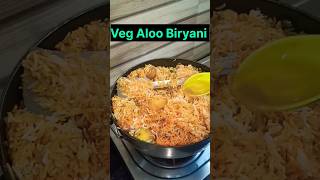 Veg aloo Biryani  নিরামিষ আলু বিরিয়ানি trendingshorts viralshorts shortsviral cookingchannel [upl. by Idhem498]