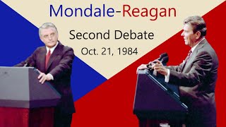 Reagan vs Mondale The Second 1984 Presidential Debate [upl. by Everara]