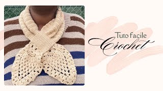 Tutoriel de crochet écharpe croisée facile et élégante [upl. by Ellery]