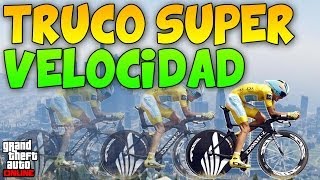 ¡¡INCREÍBLE ¡¡TRUCO SÚPER VELOCIDAD EN BICICLETA  GTA 5 Online 112 [upl. by Saied420]