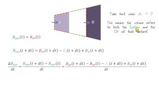 Lesson 1  The Reynolds Transport Theorem [upl. by Asalocin]