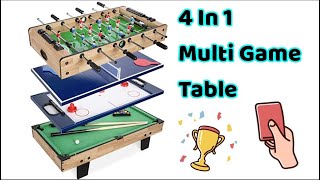 4 in 1 Multi Game Table [upl. by Hollis]