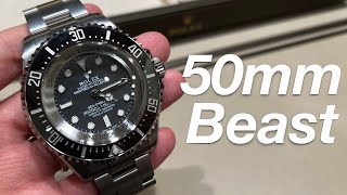 HandsOn Review On The New 2022 ROLEX Deepsea Challenge Titanium Sea Dweller [upl. by Omoj]