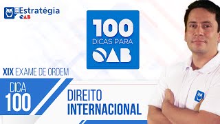 Direito Internacional  Contratos Internacionais  Dica 100 do XIX Exame de Ordem [upl. by Nedia]