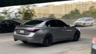 Infiniti Q50 30 Straight Pipe Pt2 [upl. by Malonis]