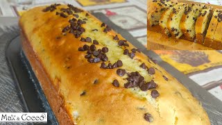 PLUMCAKE SOFFICE allo YOGURT e GOCCE di CIOCCOLATO  Ideale a Colazione [upl. by Amalberga385]