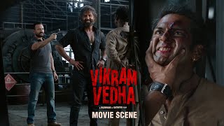 Officer Vikram Ne Kiya Tagda Investigation  Vikram Vedha  Movie Scene [upl. by Susi]