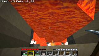 Minecraft  Hühner Invasion mit Lava töten [upl. by Atipul]