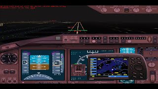 FS2004 Landing into a busy Singapore Changi Airport SIN  WSSS Cockpit view [upl. by Notsirk228]