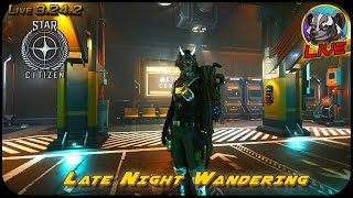 Star Citizen  Late Night Wandering [upl. by Dnomhcir]