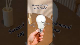 How to Change an E27 bulb💡 [upl. by Lzeil]