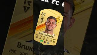 EA FC 25 EVOLUÇÃO DO BRUNO GUIMARÃES NO FIFA🔥😱 [upl. by Acnalb]