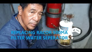 Parker Racor 500ma How to overhaul clean and replace with a new filter [upl. by Egwin]